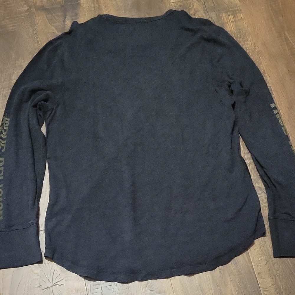 True Religion Men's Dark Gray Long Sleeve Tee - Picture 3 of 5